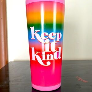 Rainbow to go coffee cup